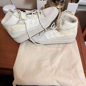 Adidas Ivy Park High-Top Sneakers - Cream